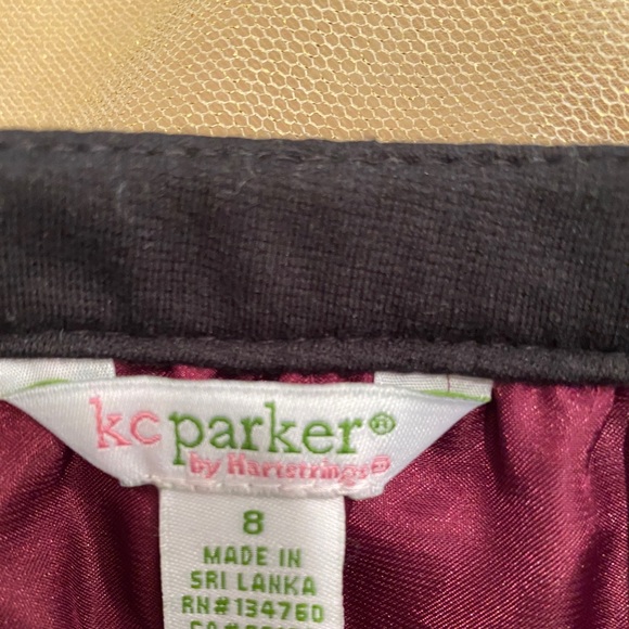 NWT K C Parker Velvet Print Skirt - Picture 3 of 4
